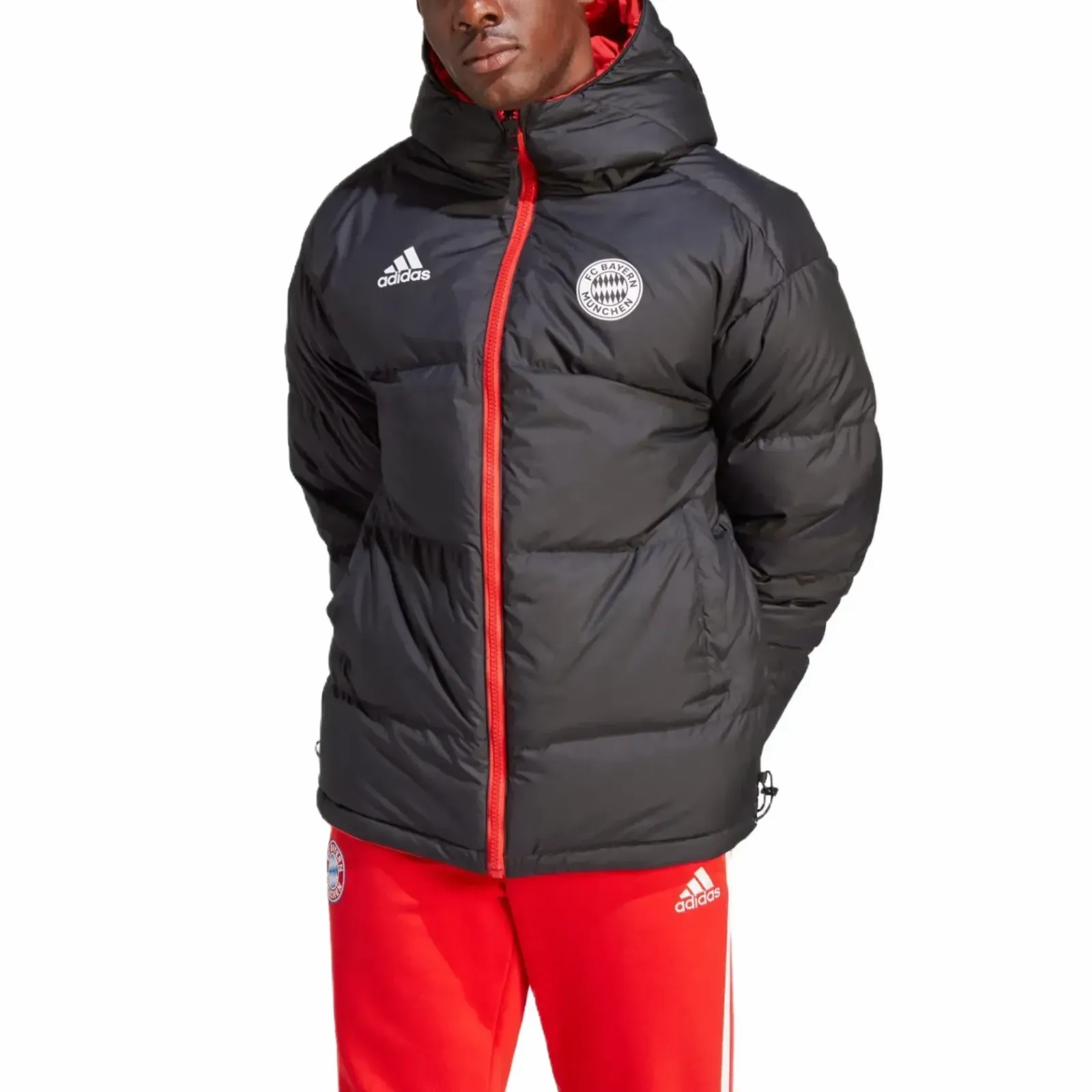 Energy Return Foam Bayern Munich bench reversible padded jacket 2024 - Adidas