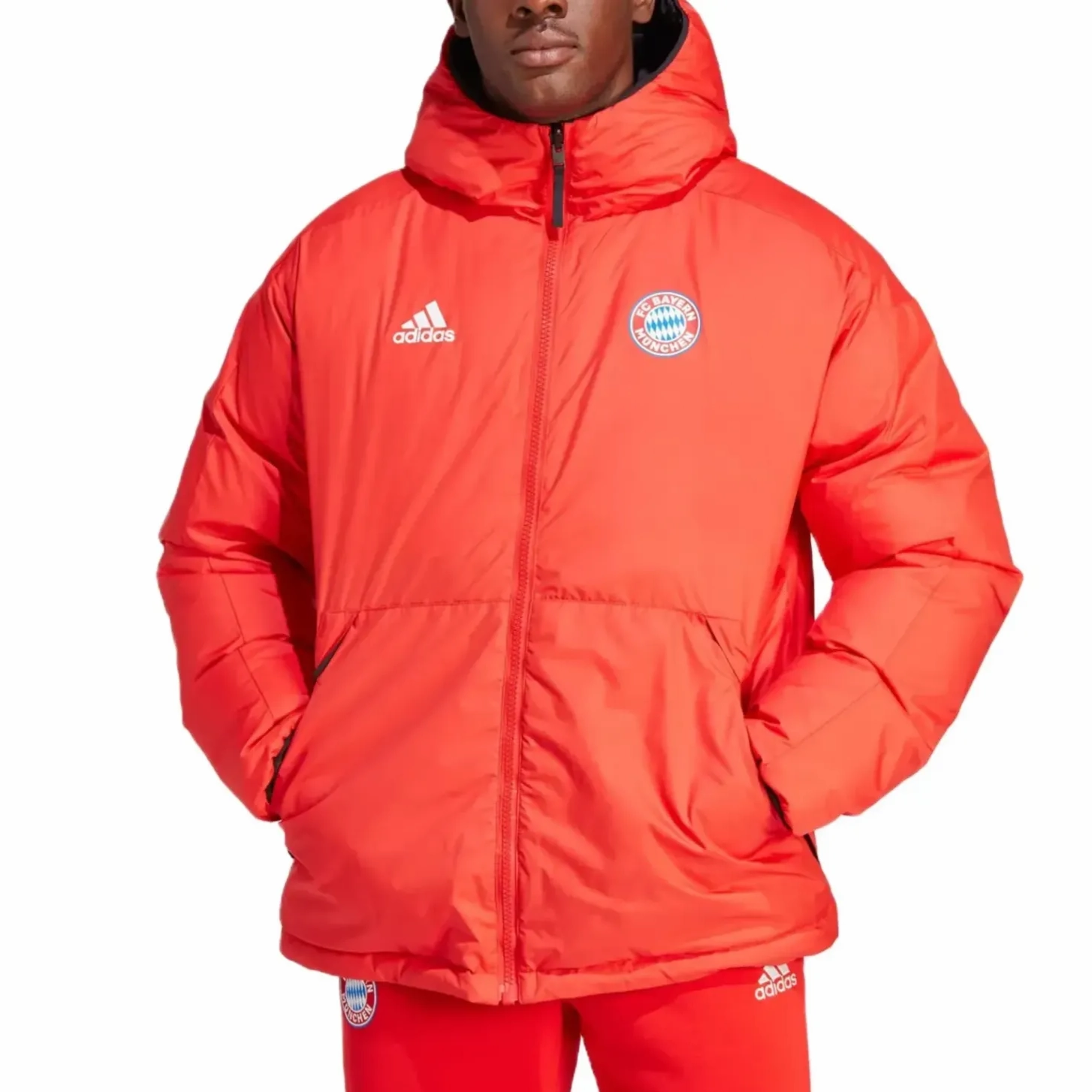 Bayern Munich bench reversible padded jacket 2024 - Adidas power-saving