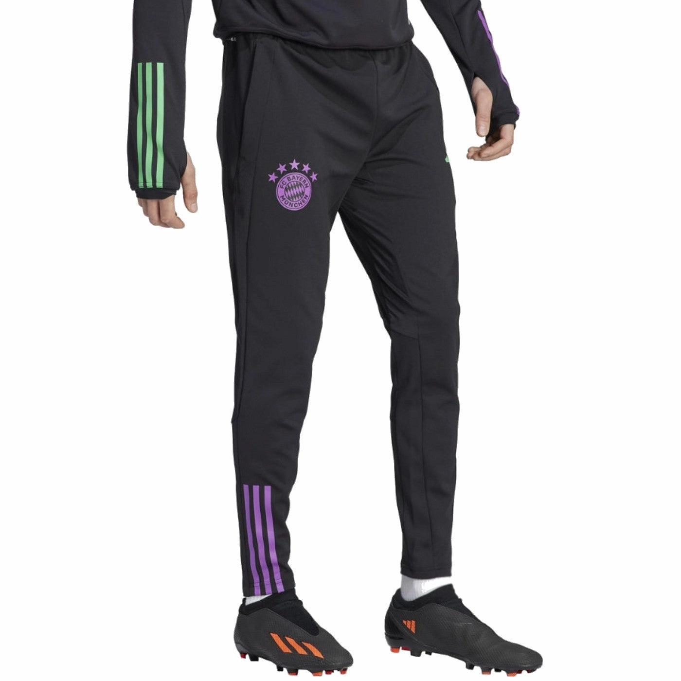 Bayern Munich black training technical tracksuit 2023/24 - Adidas RFID Urban Performance