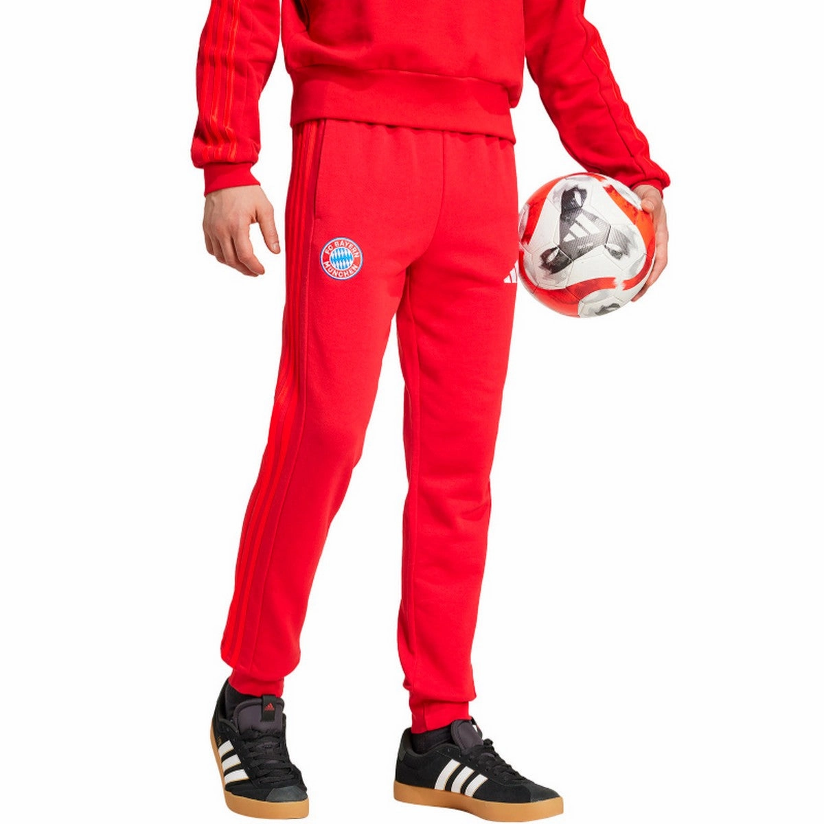 Bayern Munich Casual 3S presentation sweat tracksuit 2024/25 - Adidas Striped designs paint