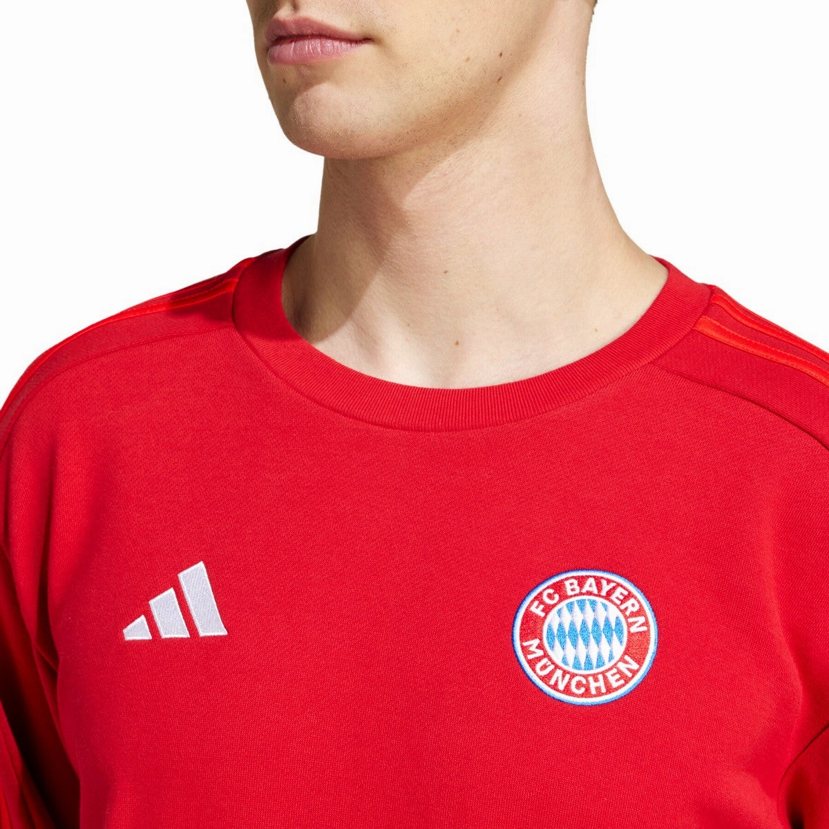 Bayern Munich Casual 3S presentation sweat tracksuit 2024/25 - Adidas DoubleLayered Elastication pilates studio