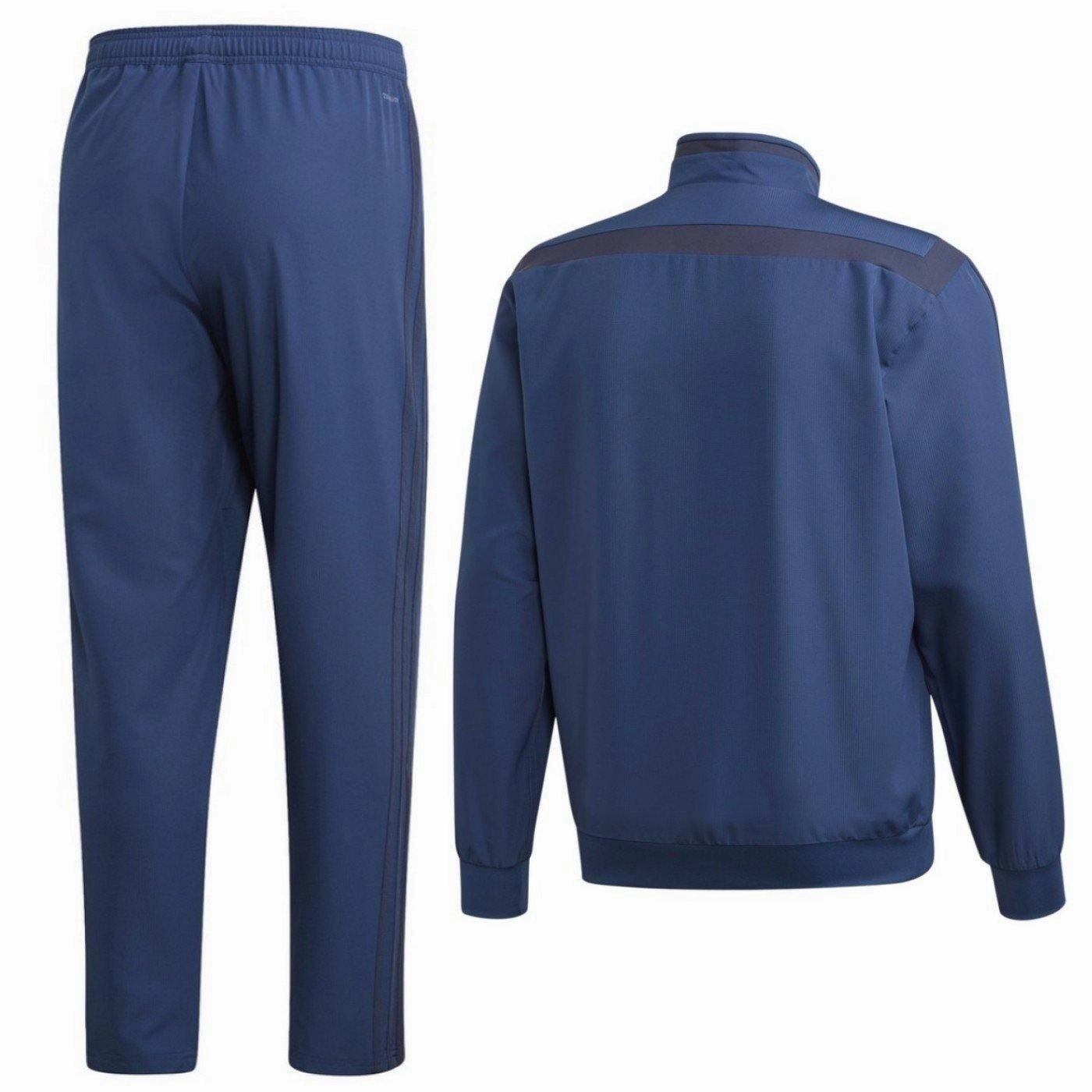 Athletic gear Bayern Munich navy presentation Soccer tracksuit 2019/20 - Adidas