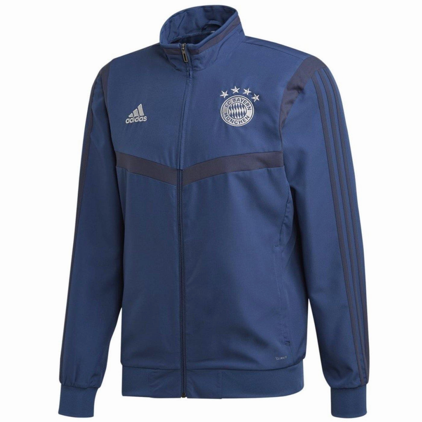 gym-goer Bayern Munich navy presentation Soccer tracksuit 2019/20 - Adidas