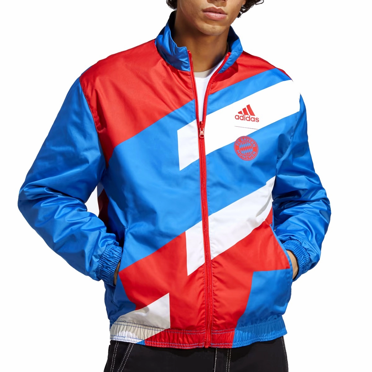 Bayern Munich pre-match presentation Soccer jacket 2023 - Adidas SeamlessConstruction