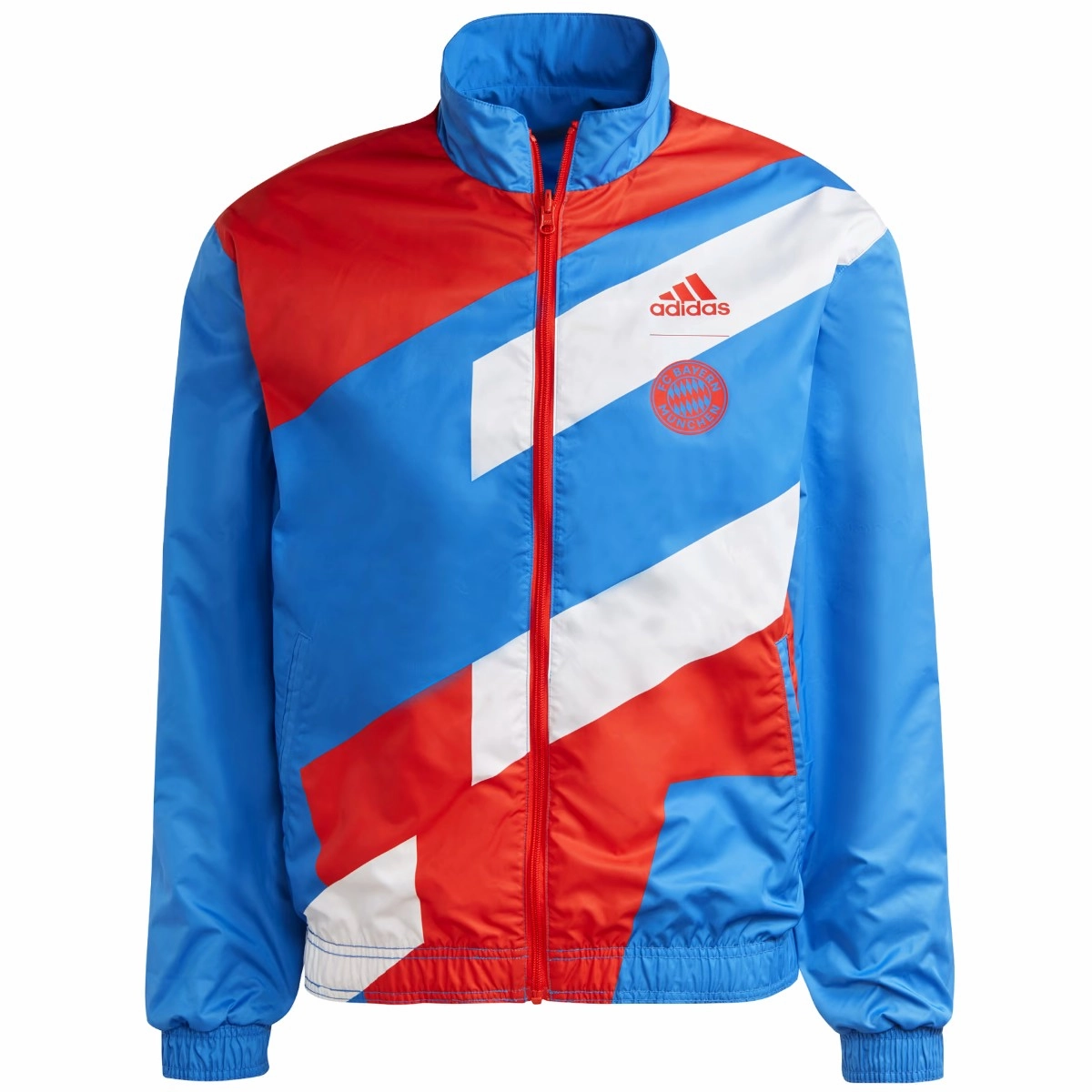 Bayern Munich pre-match presentation Soccer jacket 2023 - Adidas Non Chafing Cuffs stress relief