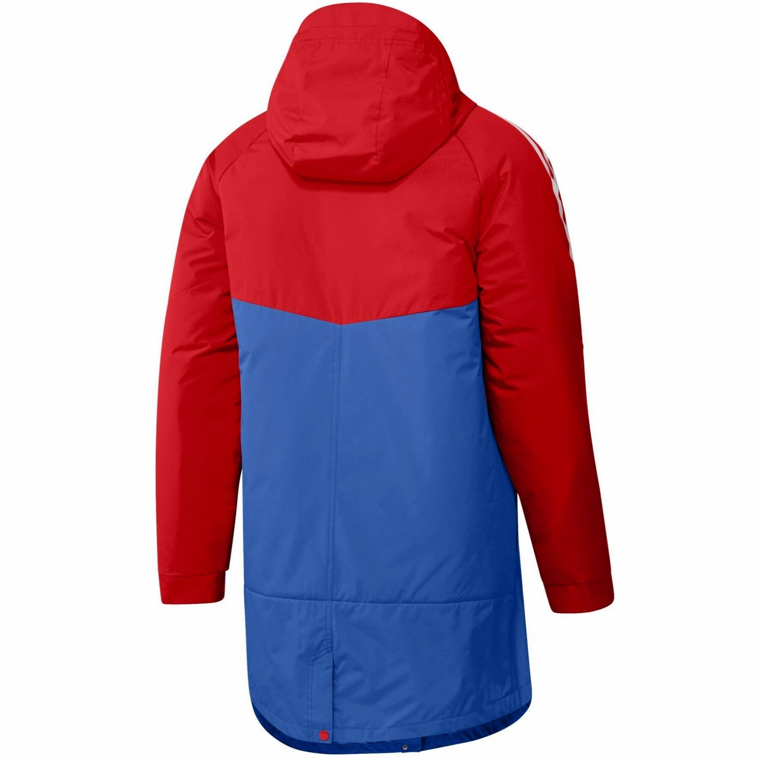 Bayern Munich Soccer parka down jacket 2023 red/blue - Adidas space-saving
