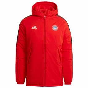 NonBinding Waist Bayern Munich soccer retro bench padded jacket 2022 - Adidas