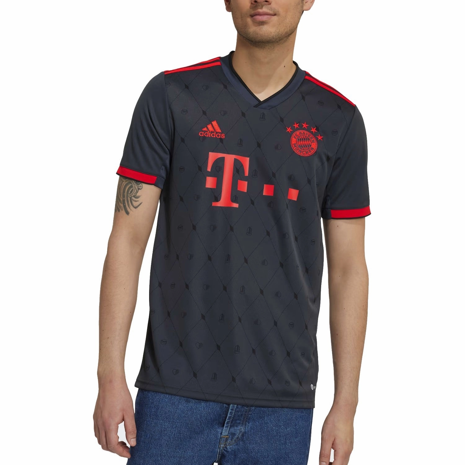 Bayern Munich Third soccer jersey 2022/23 - Adidas activity venue Abrasion Resistant Guard