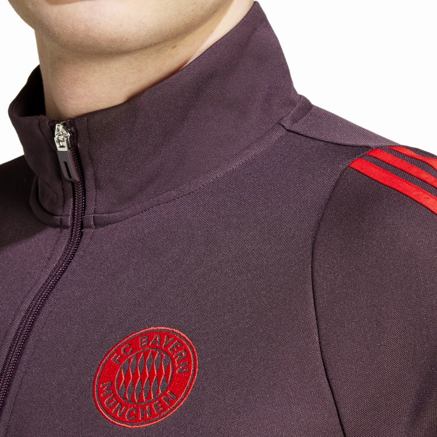 Bayern Munich training bench Soccer tracksuit 2024/25 - Adidas TearResistant Reinforcement Amateur athlete clothing