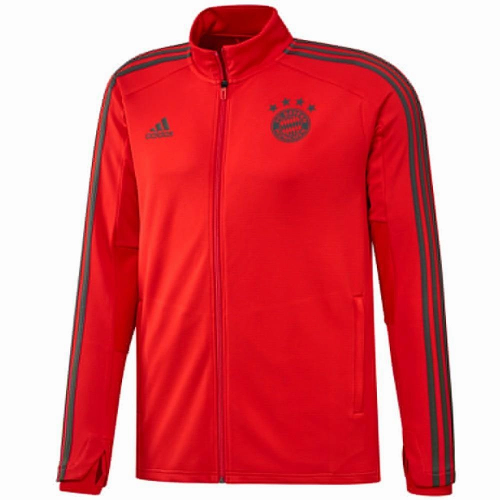 Bayern Munich Training Players Soccer Tracksuit 2018/19 - Adidas Temperature Regulation System V-neck style