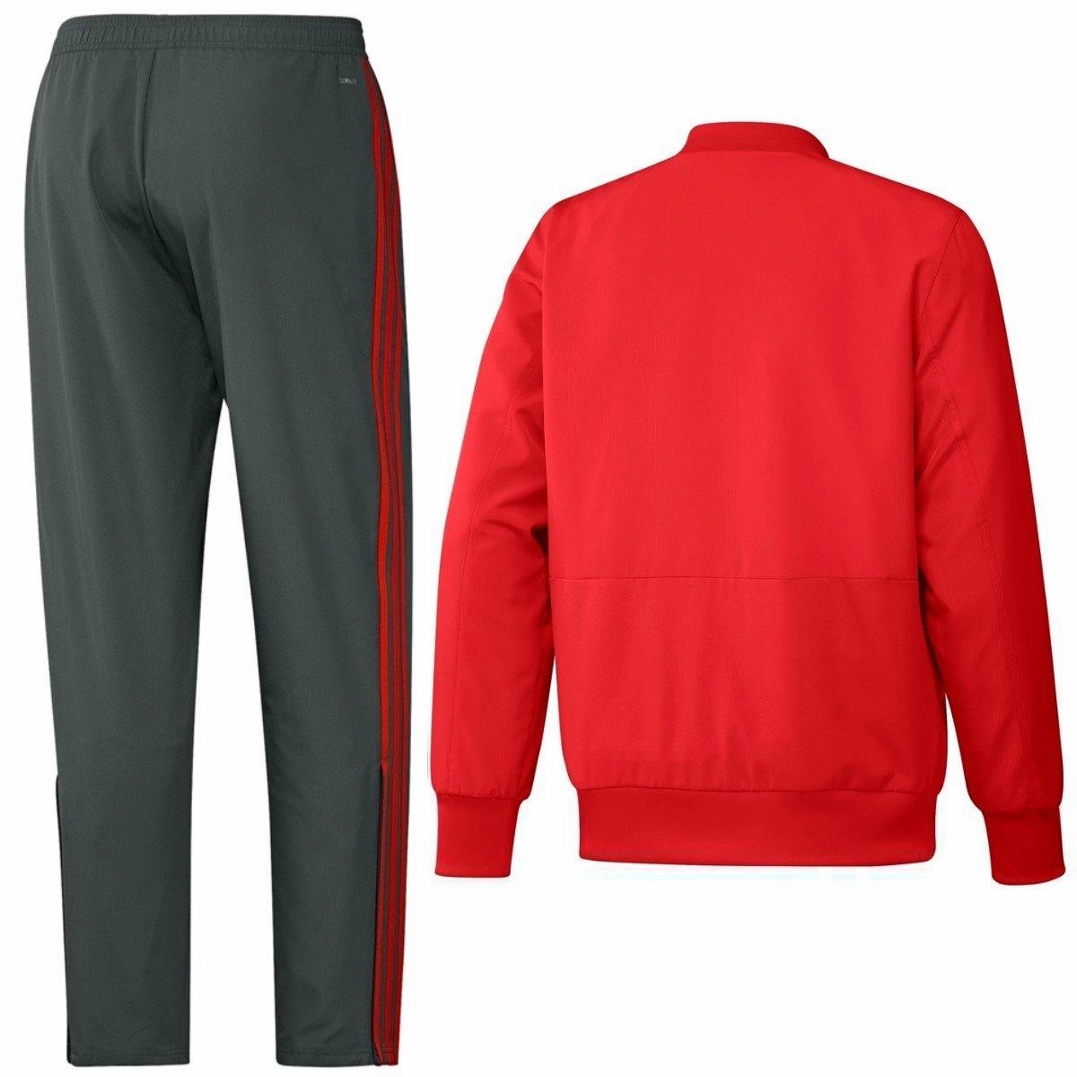 Ergonomic Articulated Cut Bayern Munich Training Presentation Soccer Tracksuit 2018/19 - Adidas