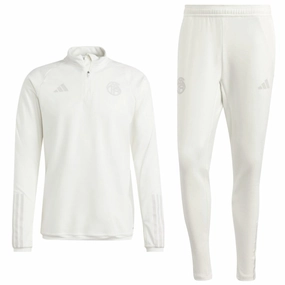 Bayern Munich white UCL training technical tracksuit 2023/24 - Adidas Pin Performance Driven