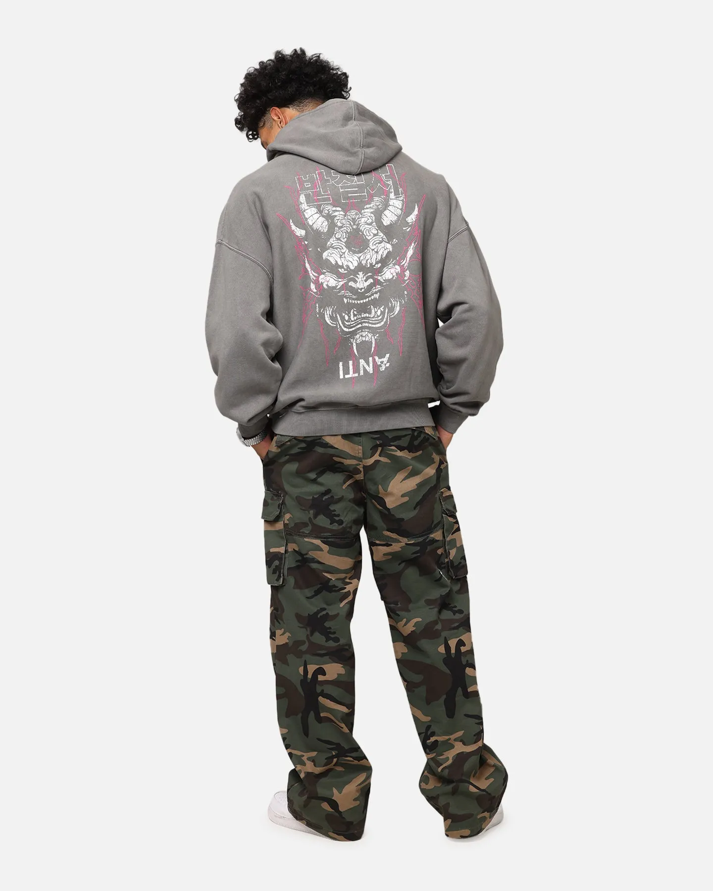 The Anti Order Agma Boxy Hoodie Washed Charcoal Versatile Layering