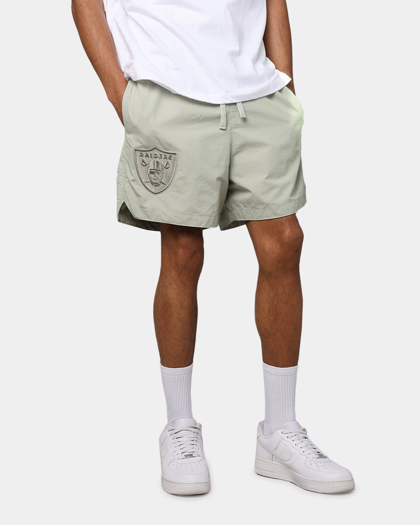 Ergonomic Pattern Cutting Soft Stretch Pro Standard Las Vegas Raiders Neutral 2.0 Shorts Moss