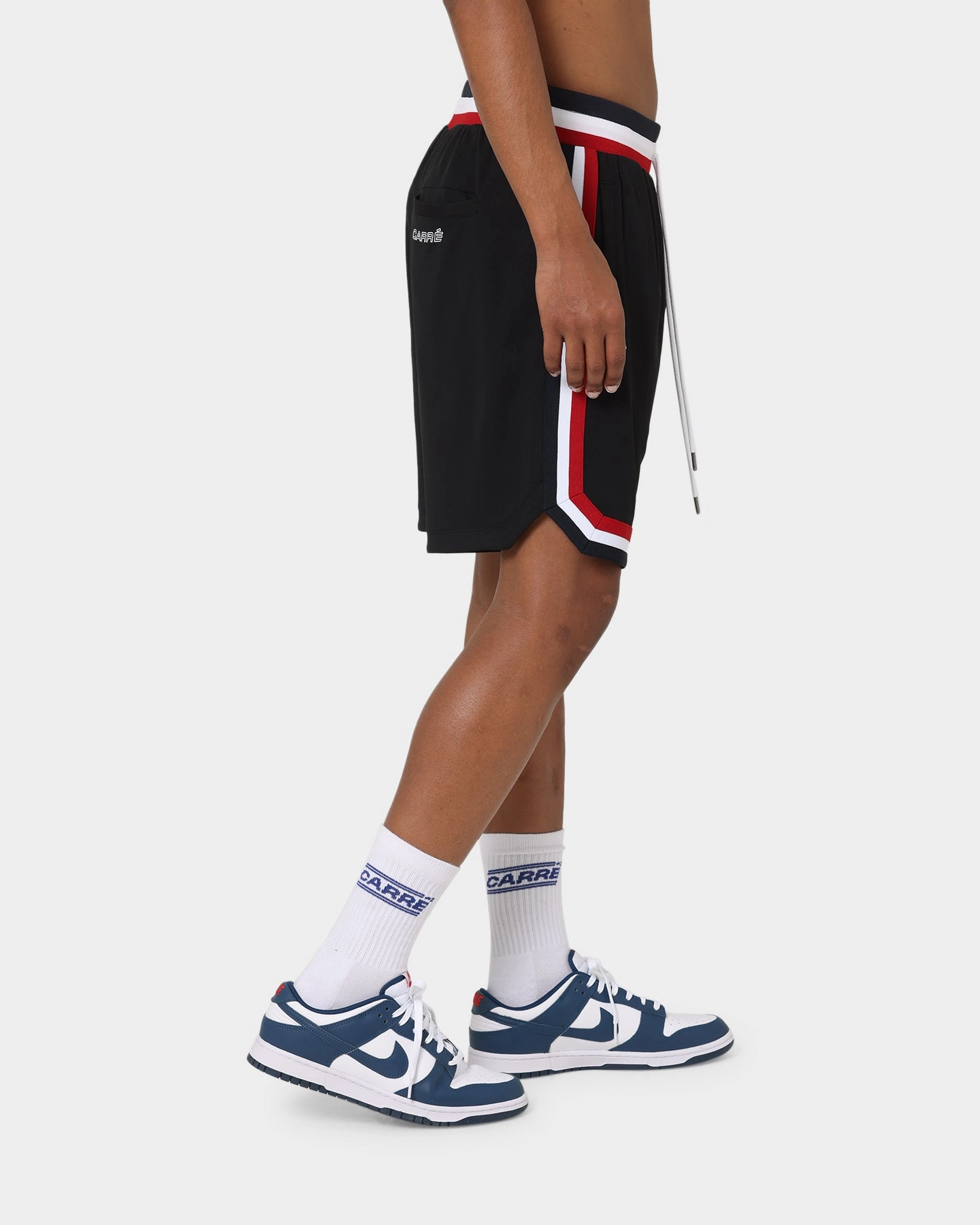 Weekend Ready MultiPocket Design Carre Mono Sport Ball Short Black/Multi-col