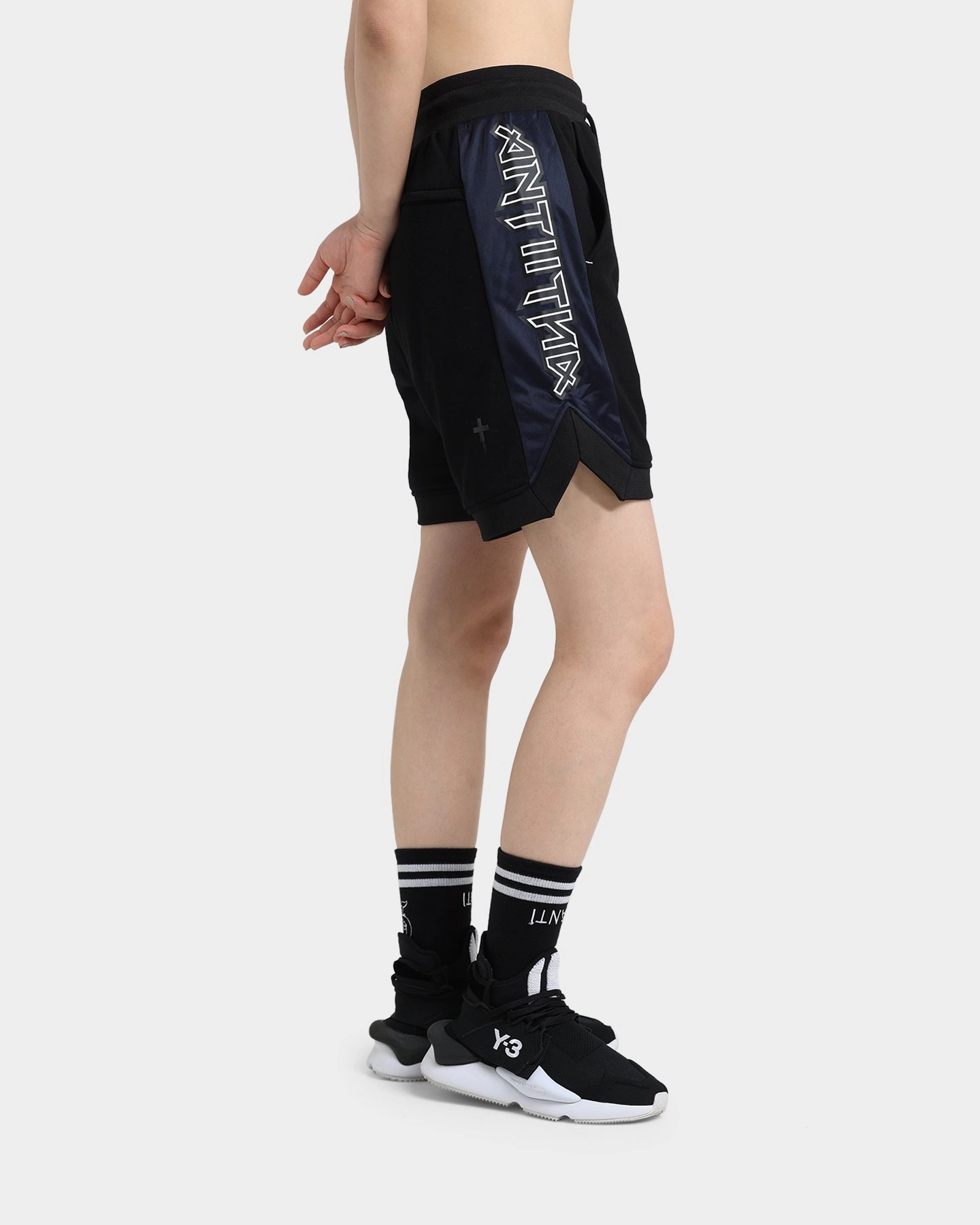 Durable Feel Contoured Cuff Design The Anti Order Terminus Shorts Black/Navy