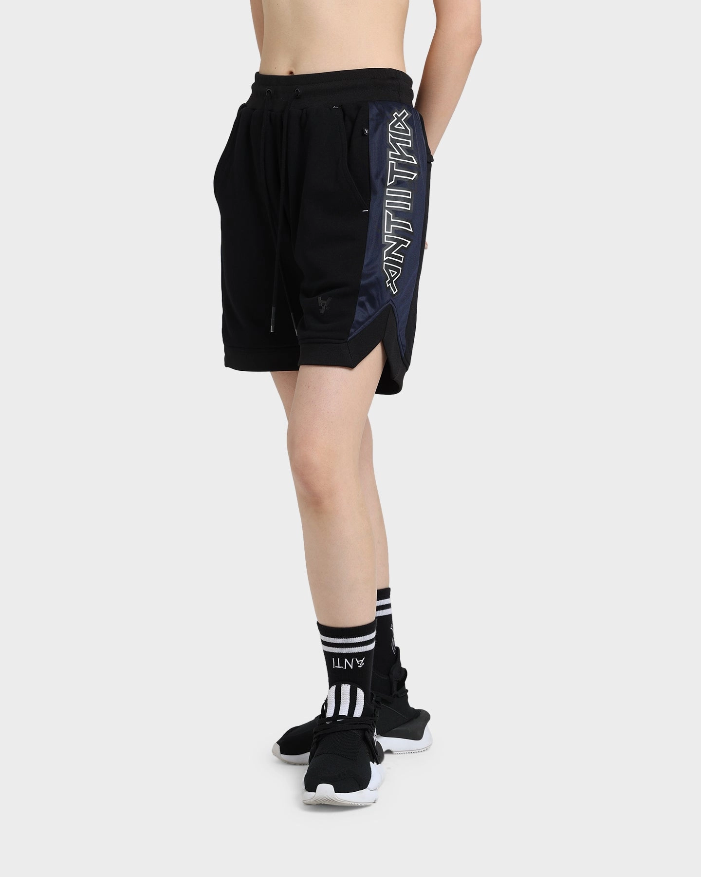 Unisex Crisp Look The Anti Order Terminus Shorts Black/Navy
