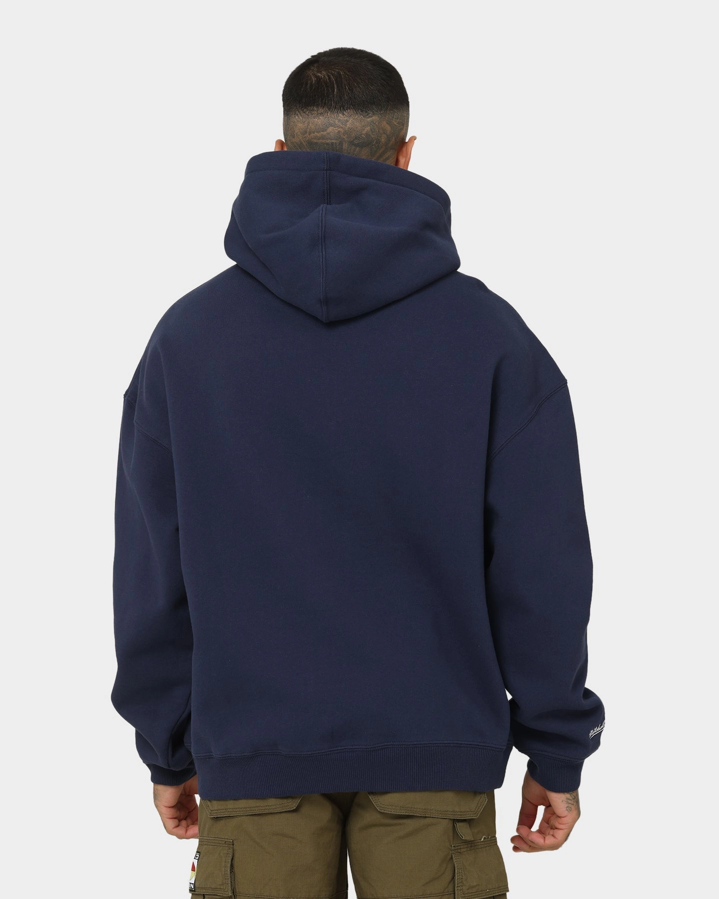 Weather resistant suitable for work uniforms Mitchell & Ness Dallas Cowboys Touchline Hoodie Navy