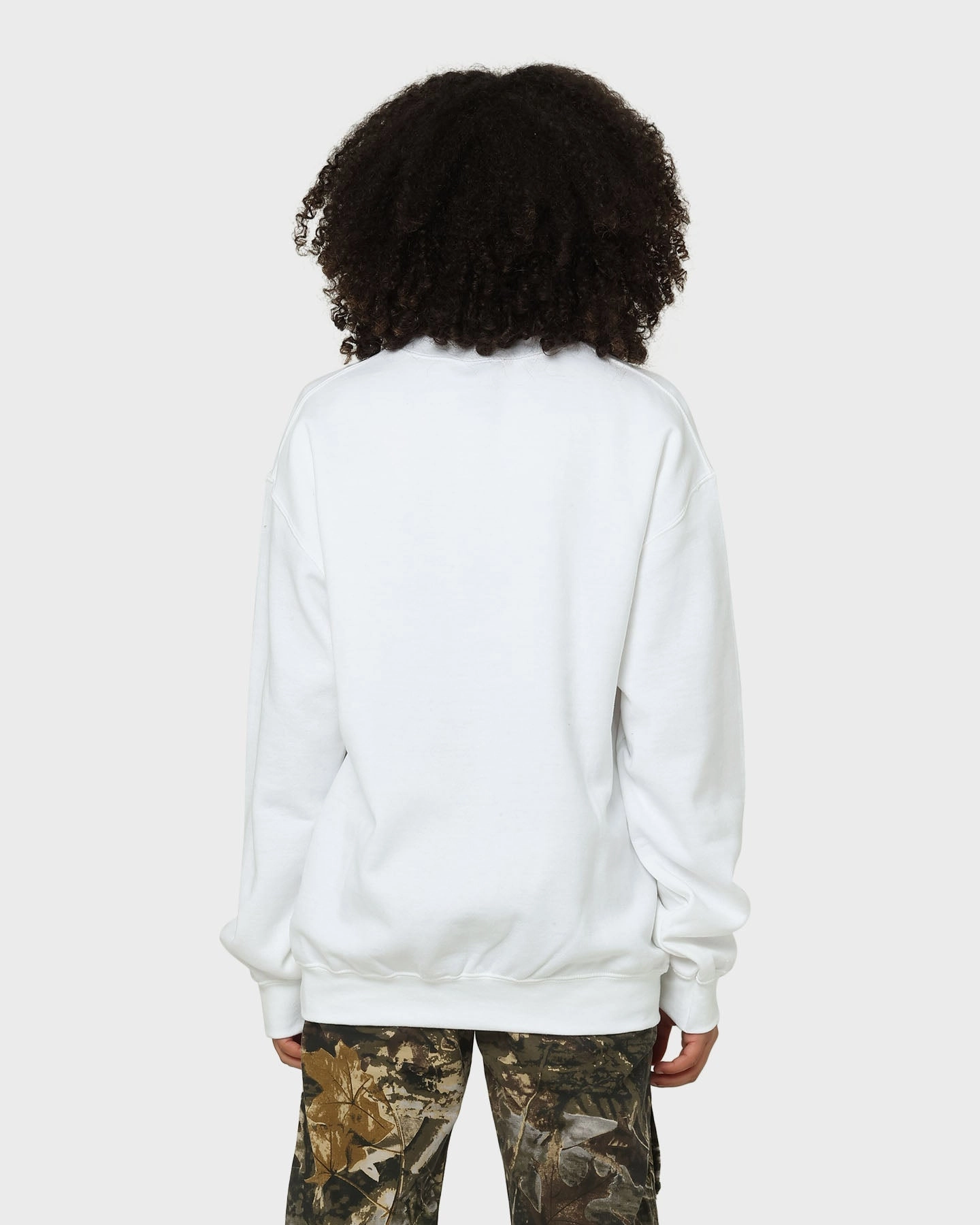 Chic Comfort Wear Soft Finish Beastie Boys Forest Animal Crewneck White