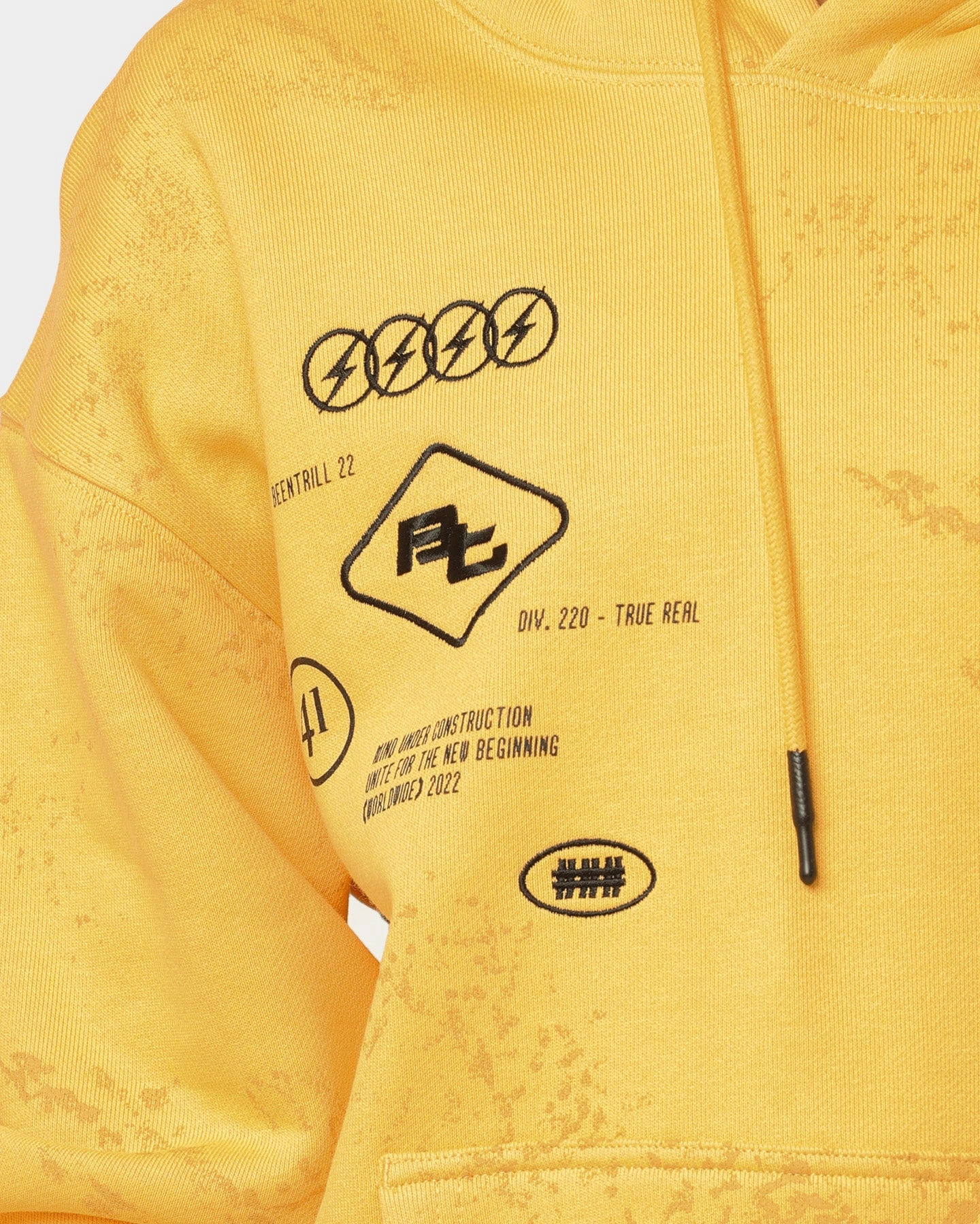 BEENTRILL Circuitry Hoodie Yellow Travel Ease