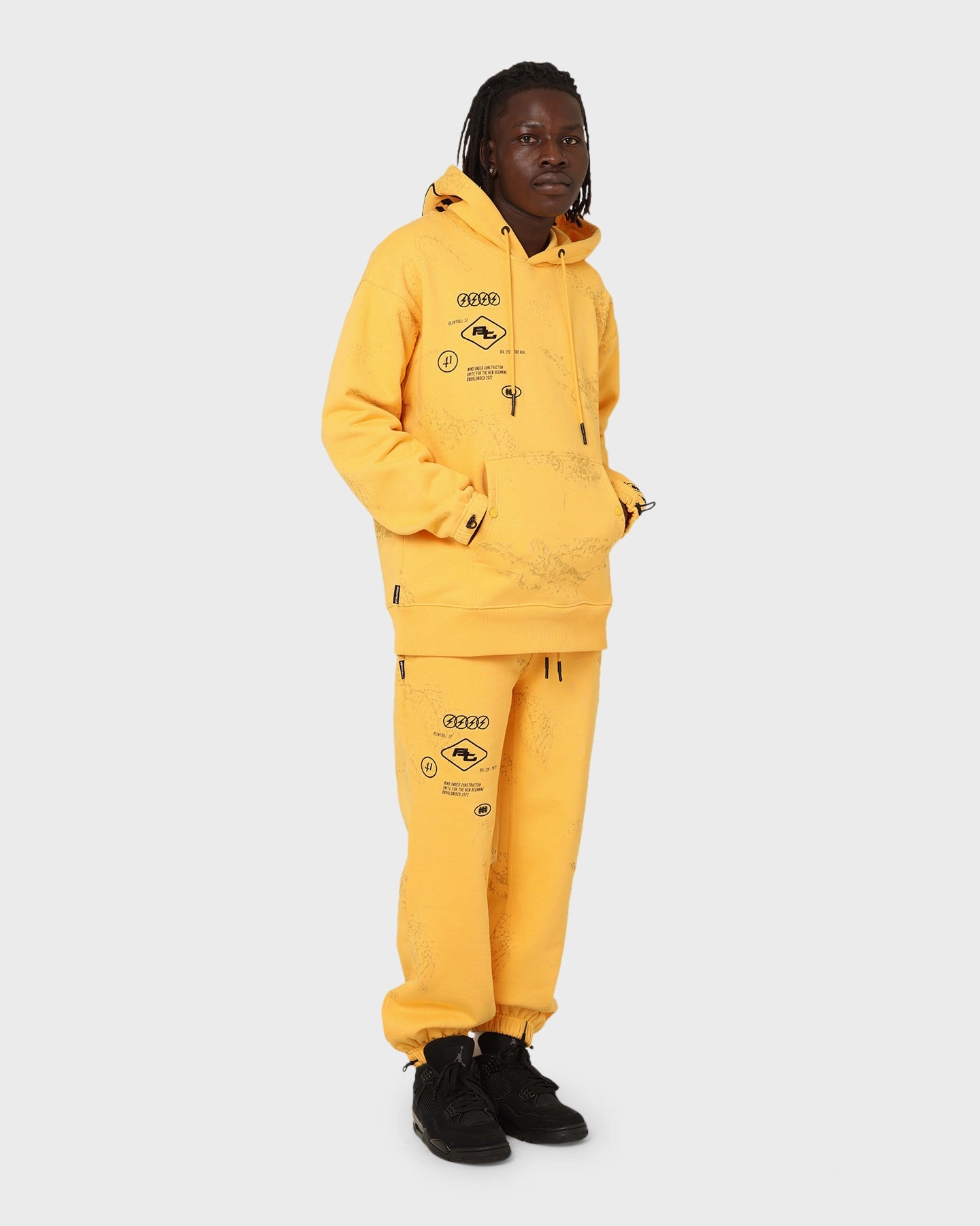 Unveil BEENTRILL Circuitry Hoodie Yellow