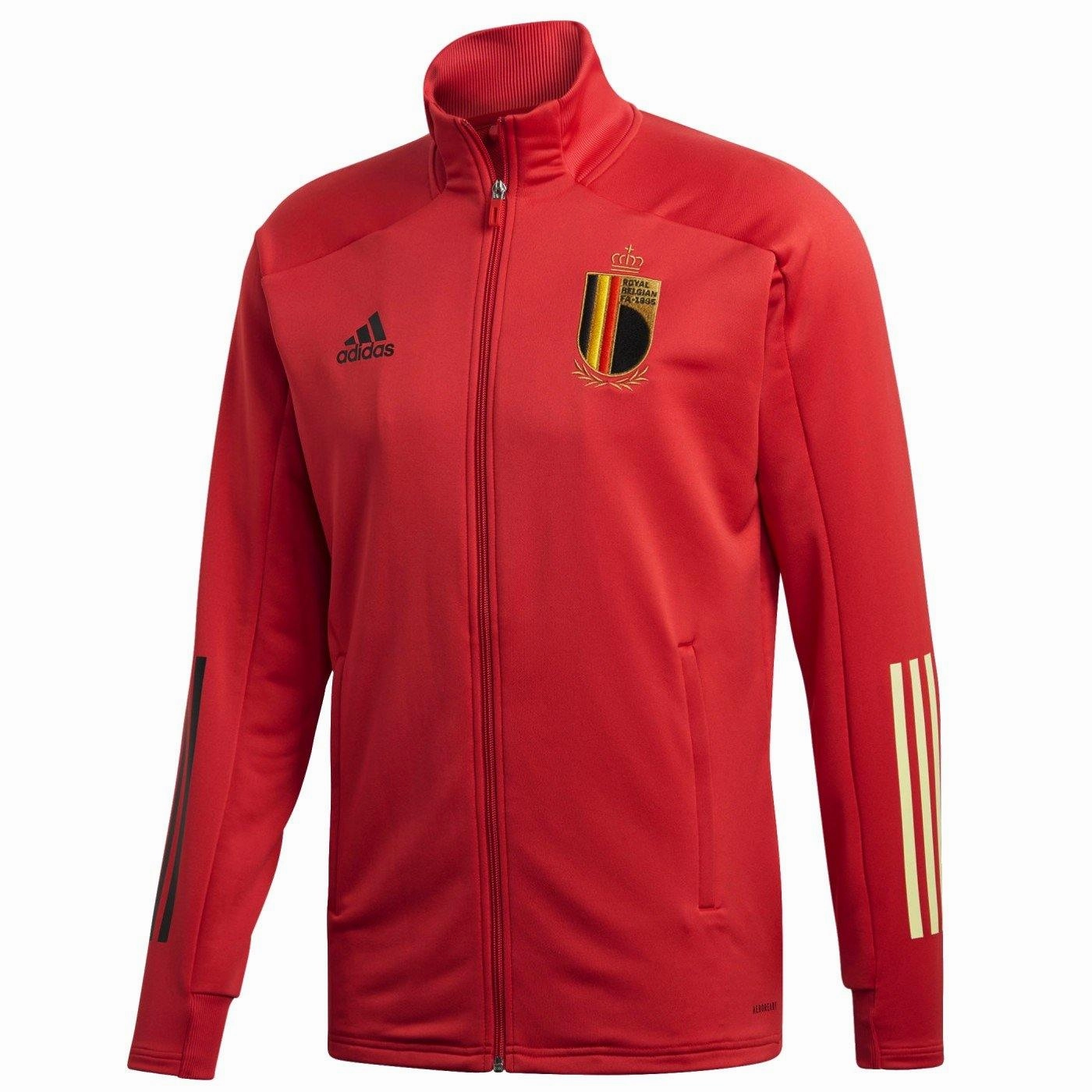Belgium national Soccer team training bench tracksuit 2020/21 - Adidas ElasticWaistband