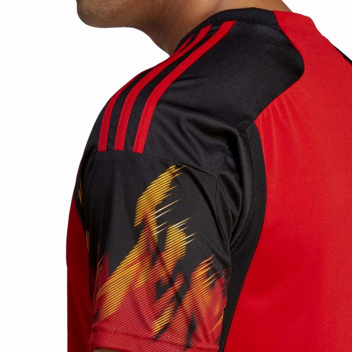 imaginary Faux Fur Belgium national team Home soccer jersey 2022/23 - Adidas