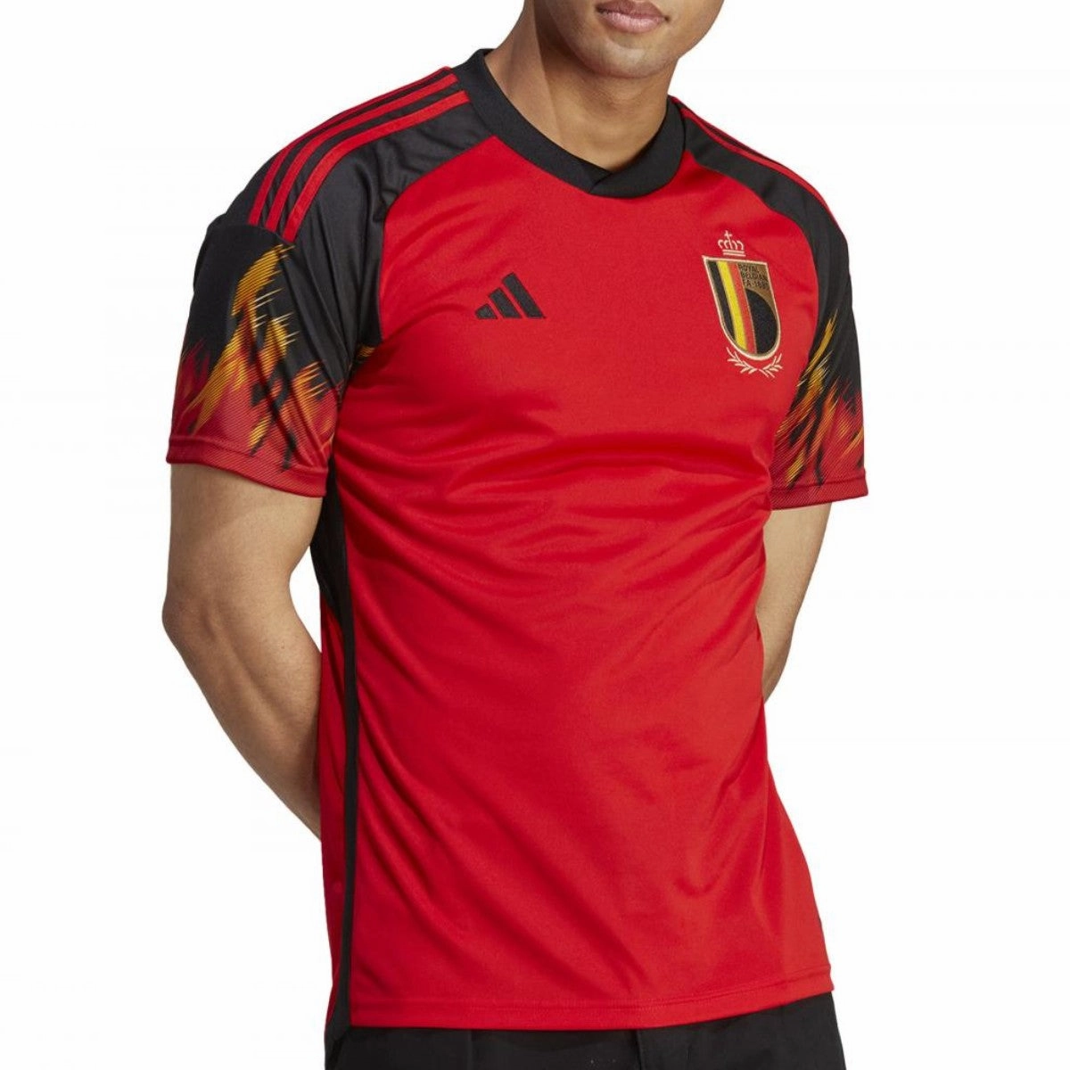 Belgium national team Home soccer jersey 2022/23 - Adidas Mood UV Protection