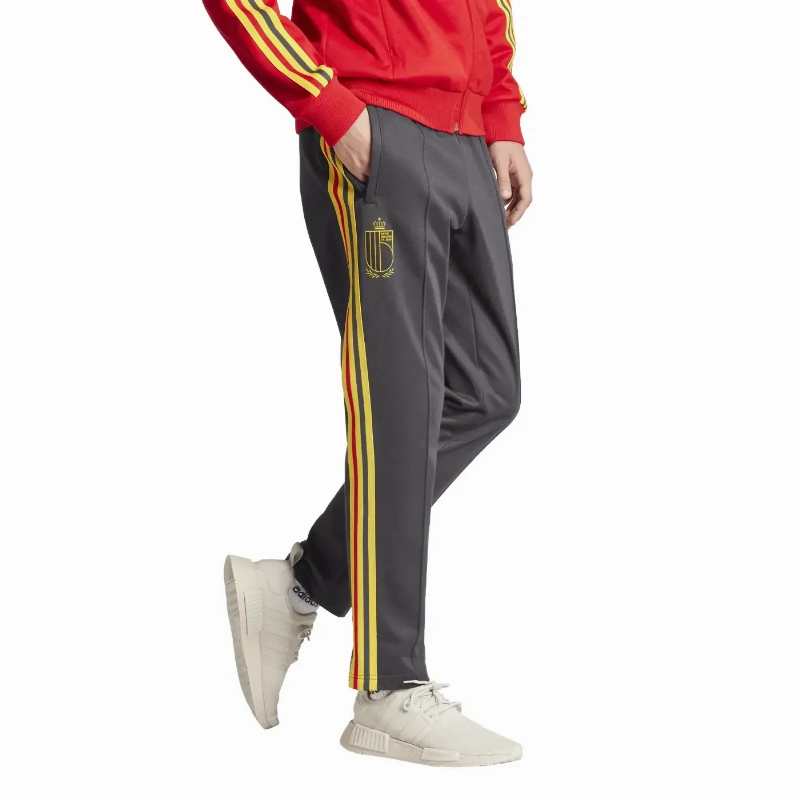 Flatlock Seam Technology Belgium Originals casual presentation Soccer tracksuit 2024/25 - Adidas