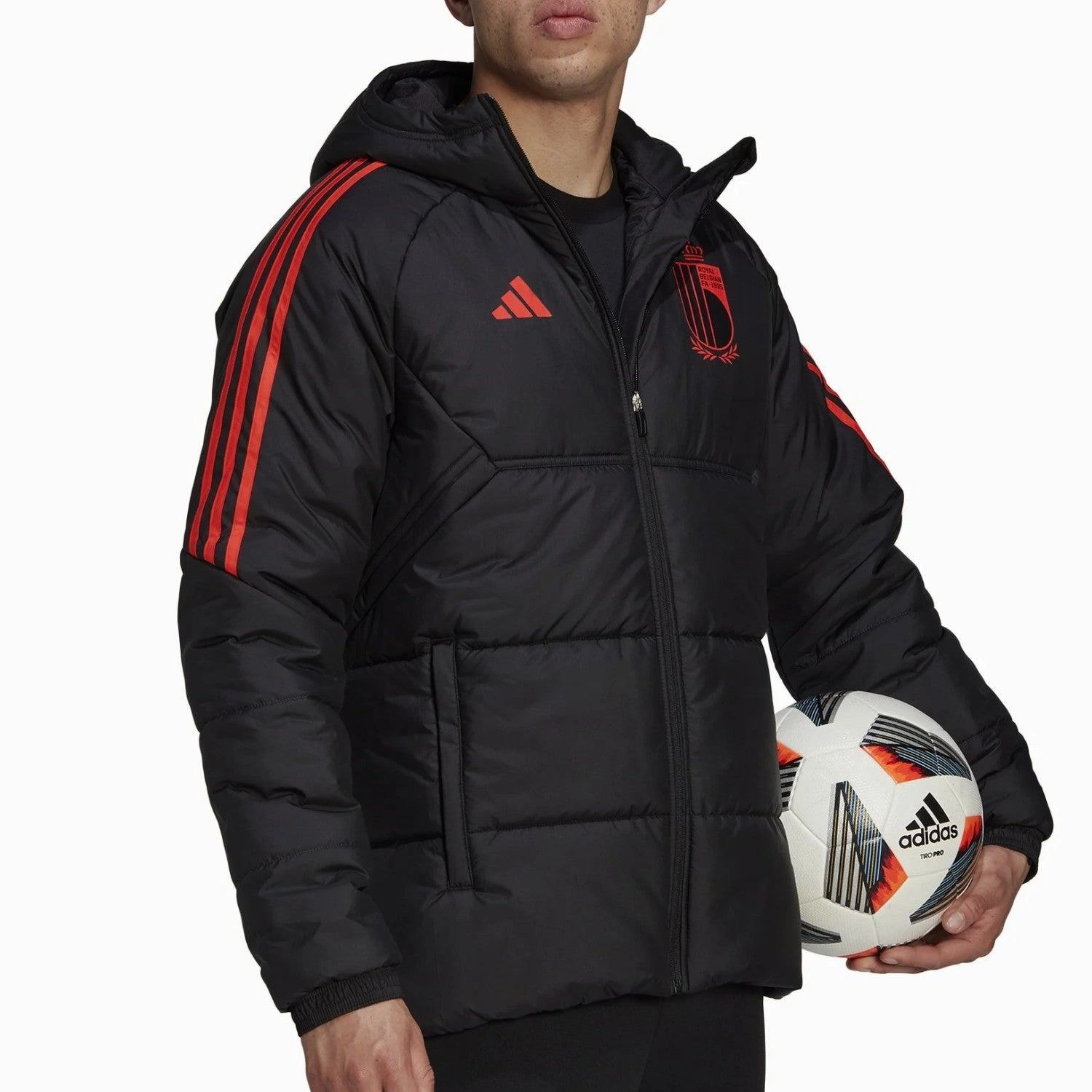 Flexible Gusset Belgium winter training bench jacket 2022/23 - Adidas