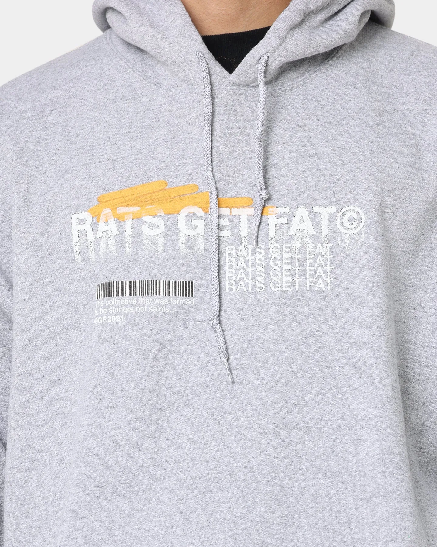 Rats Get Fat Spray Butterfly Hoodie Grey Odor Control Treatment