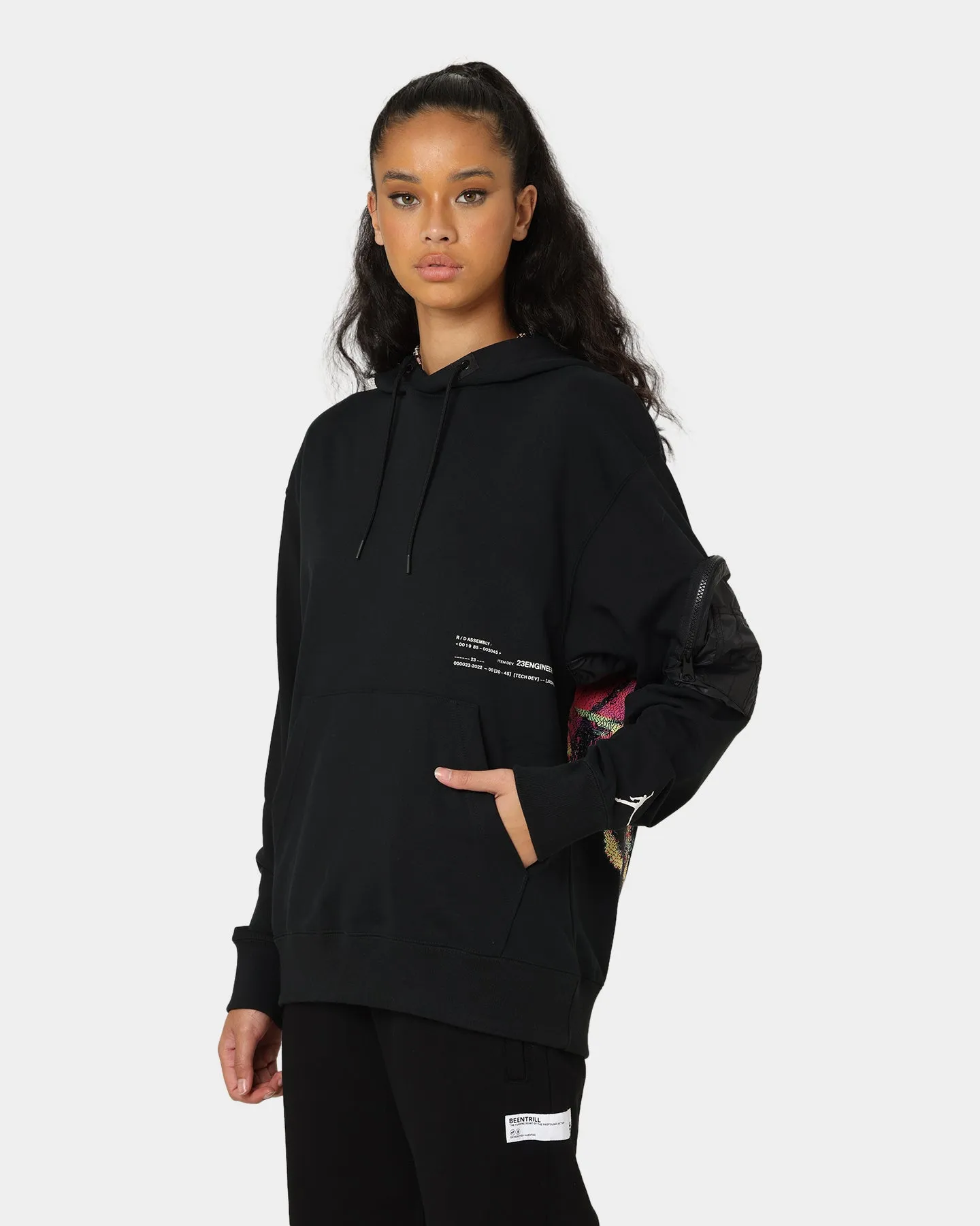 Jordan Jordan 23 Engineered Statement Fleece Pullover Hoodie Black casual lunch