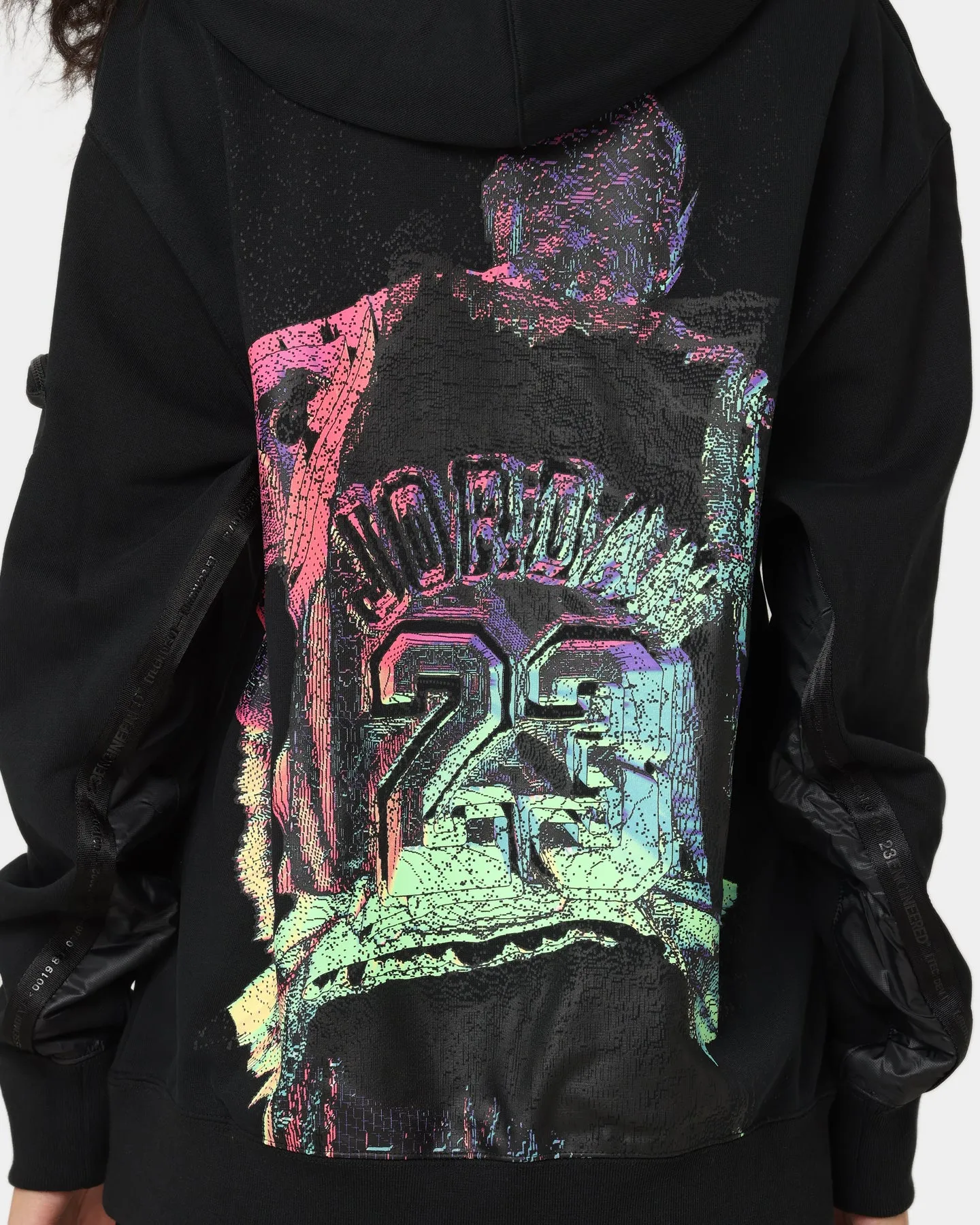 Jordan Jordan 23 Engineered Statement Fleece Pullover Hoodie Black Rain Ready System