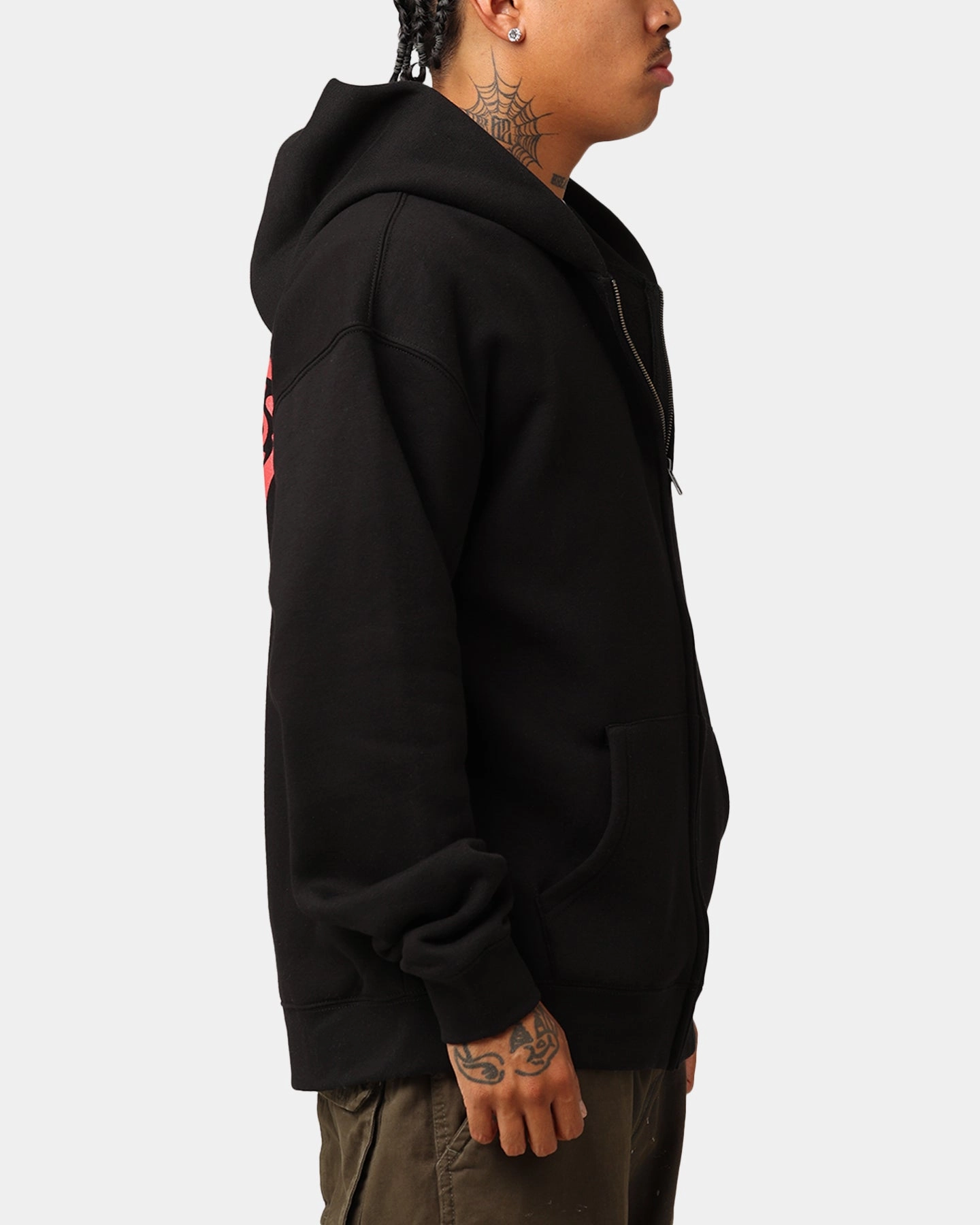 Slim-fit Carr?? Rara Full Zip Hoodie Black