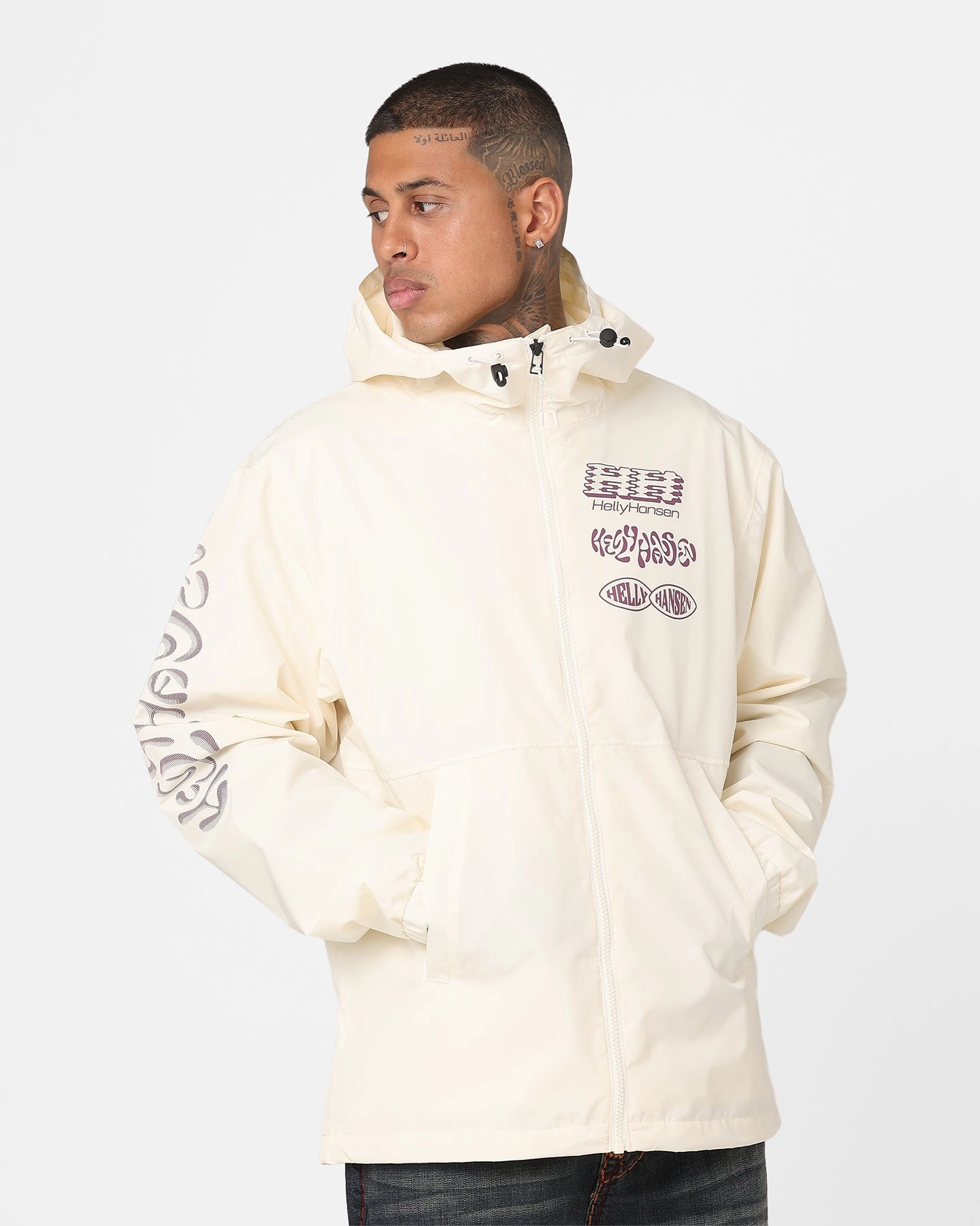 Helly Hansen X Even Suseg Play Oversized Rain Jacket 047 Snow Flexible Zipper System