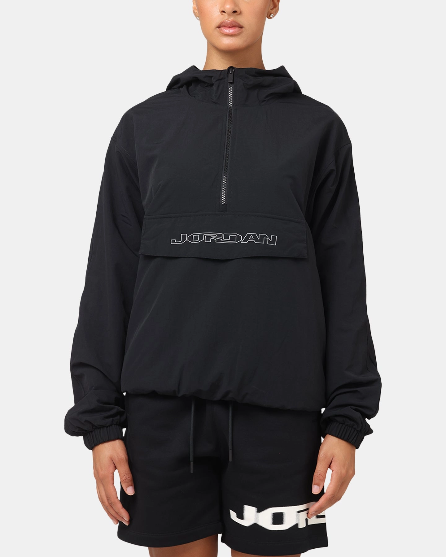 All Day Comfort regular Jordan Jumpman MVP Jacket Black/Sail