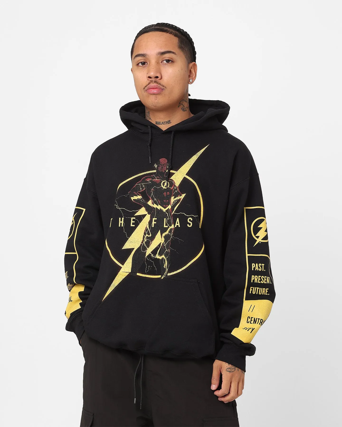 Goat Crew X The Flash The Flash Hoodie Black Signal