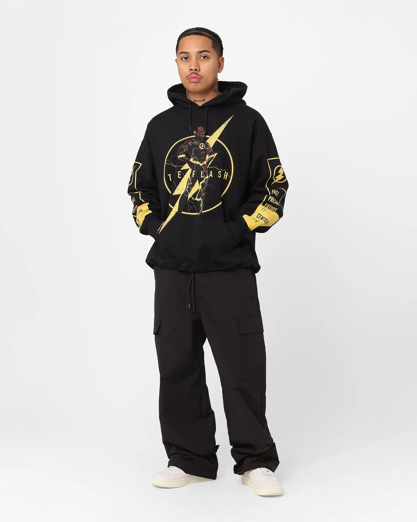 Indoor Distribute Goat Crew X The Flash The Flash Hoodie Black