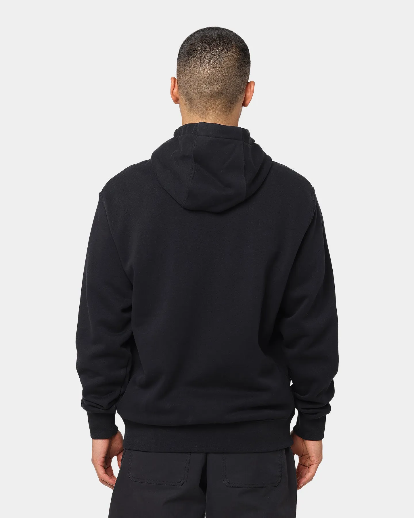humid Nike Sportswear Club Front Zip Hoodie Black/Black/White