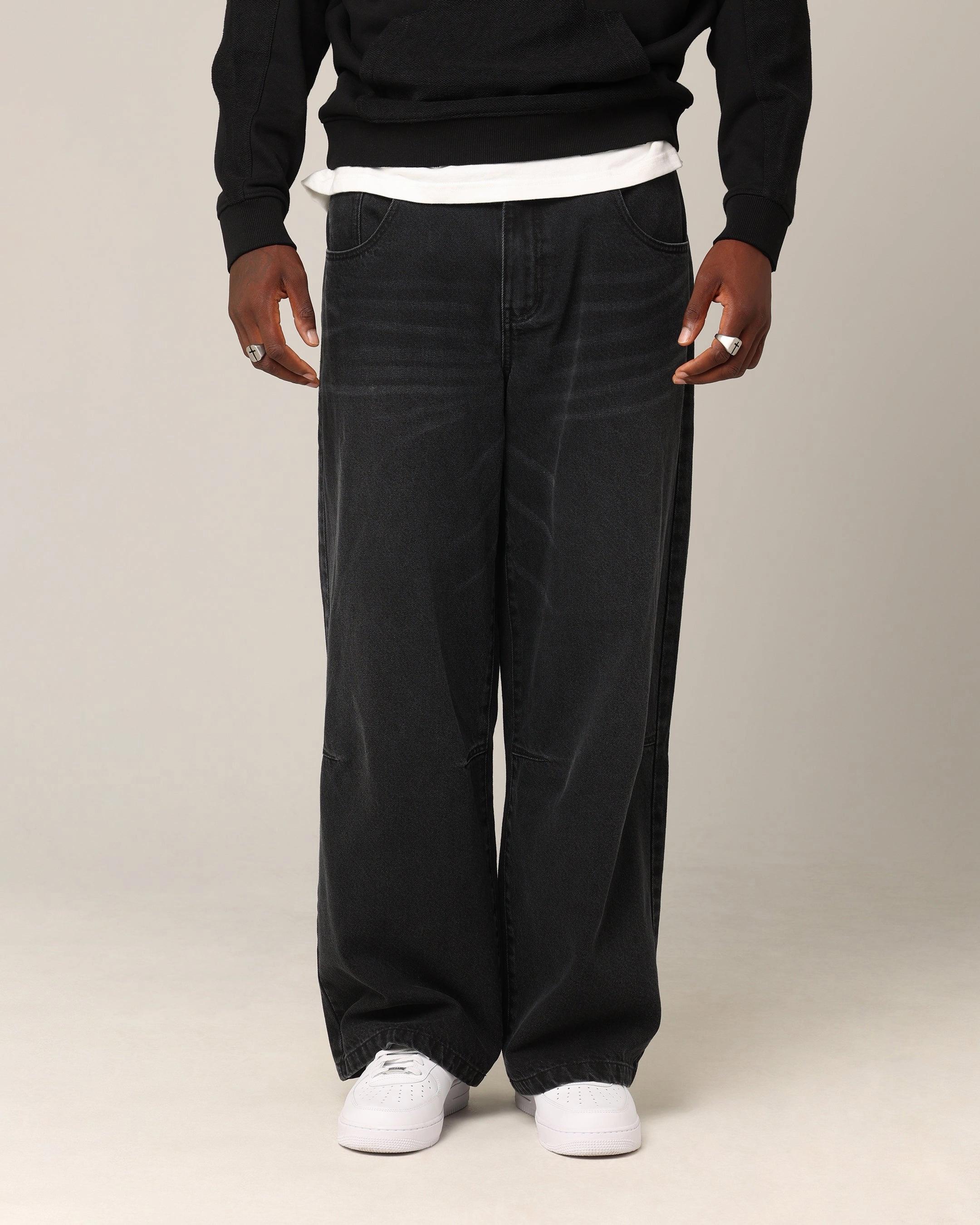 Saint Morta Amplus Jeans Black Shadow Work Flex