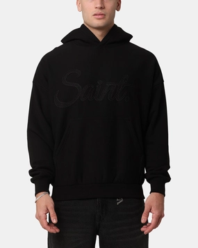 Saint Morta Scribere Premium Hoodie Black Retro Adore
