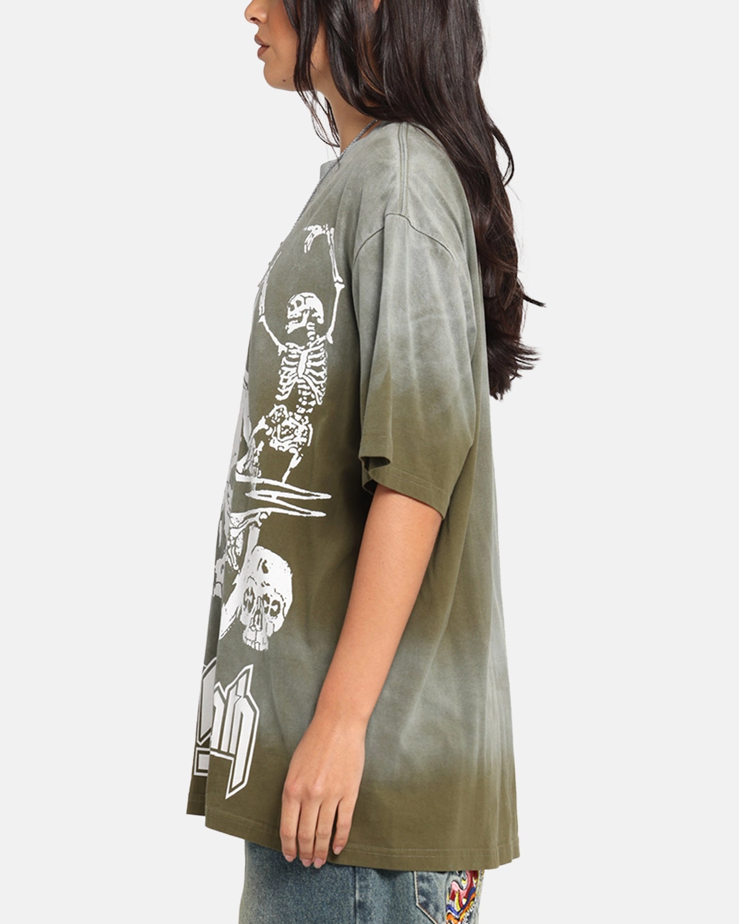 elastic waistband Black Sabbath Sabbath Hem Vintage T-Shirt Washed Black