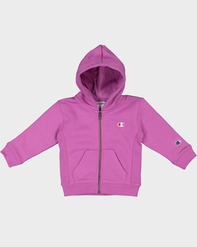 Treasure Secure Storage Compartments Champion Kids' Reverse Weave Zip Hoodie Our Fave Fuchsia