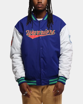 Bleacher Athletic New Zealand Warriors NRL 1908 Baseball Varsity Jacket Official Team Colour Seasonal Function