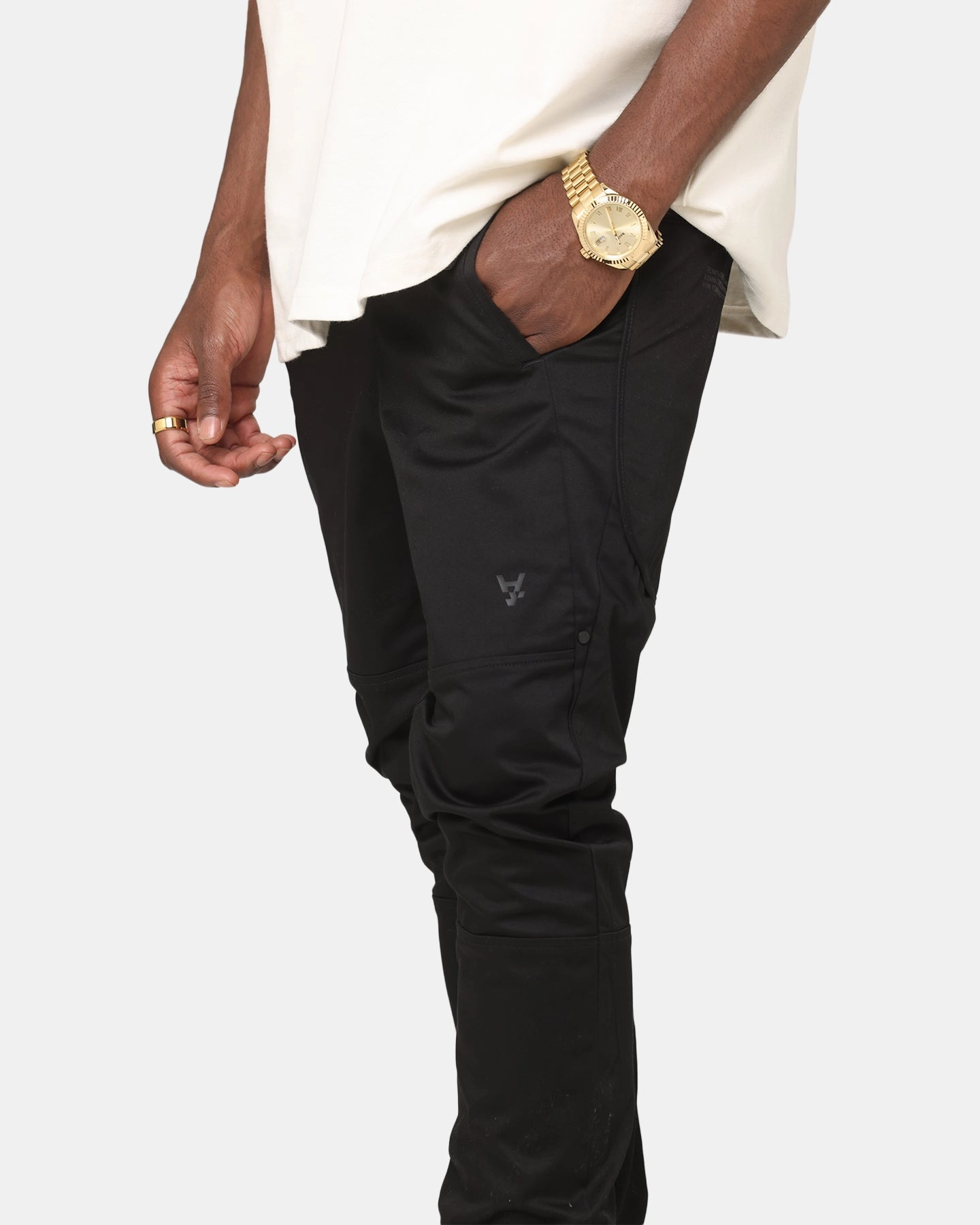 The Anti-Order Component Sneaker Jogger Black Comfort Stretch Form Fitting