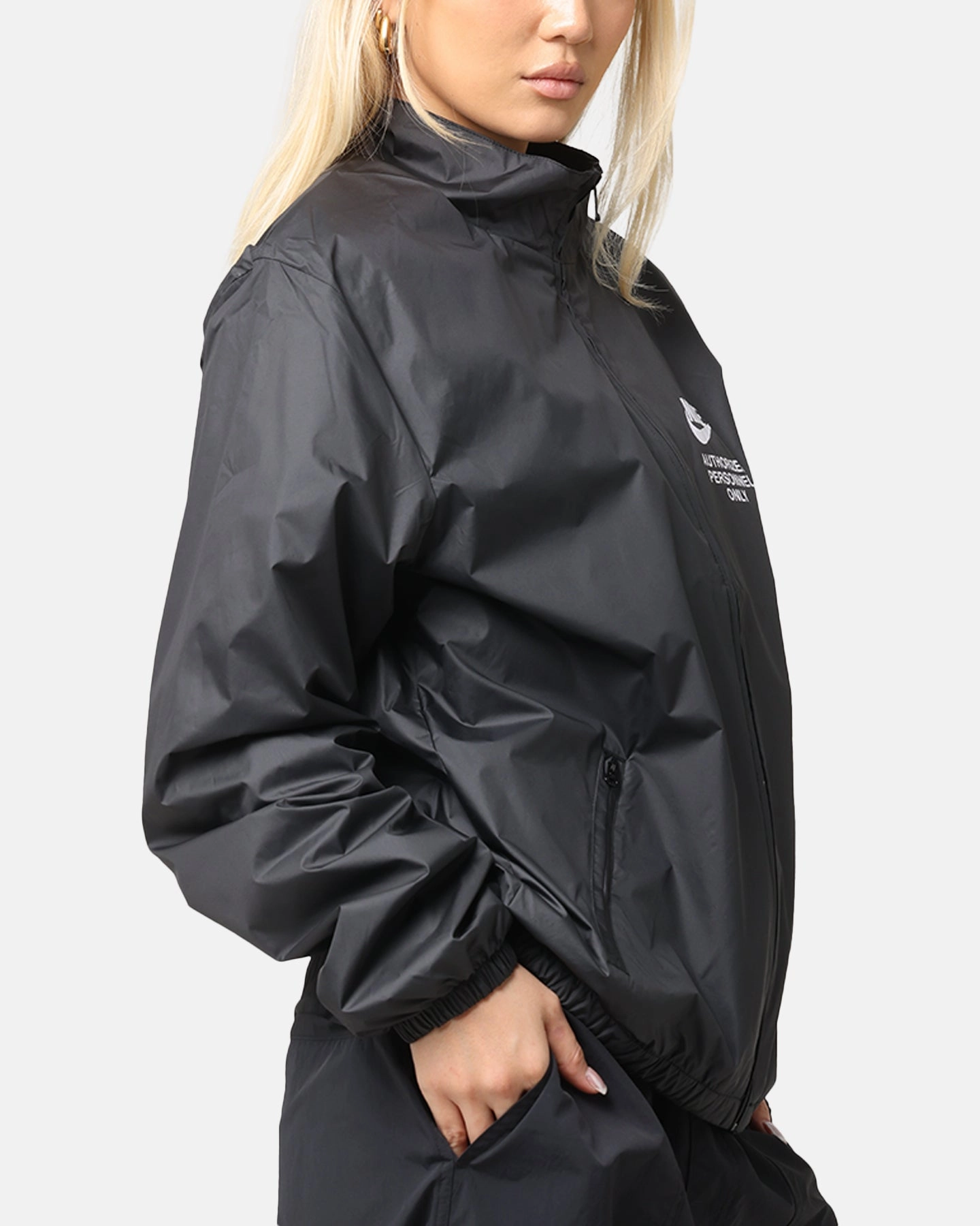 Appointment Compact Storage Nike Woven Full Zip Jacket Black/Black