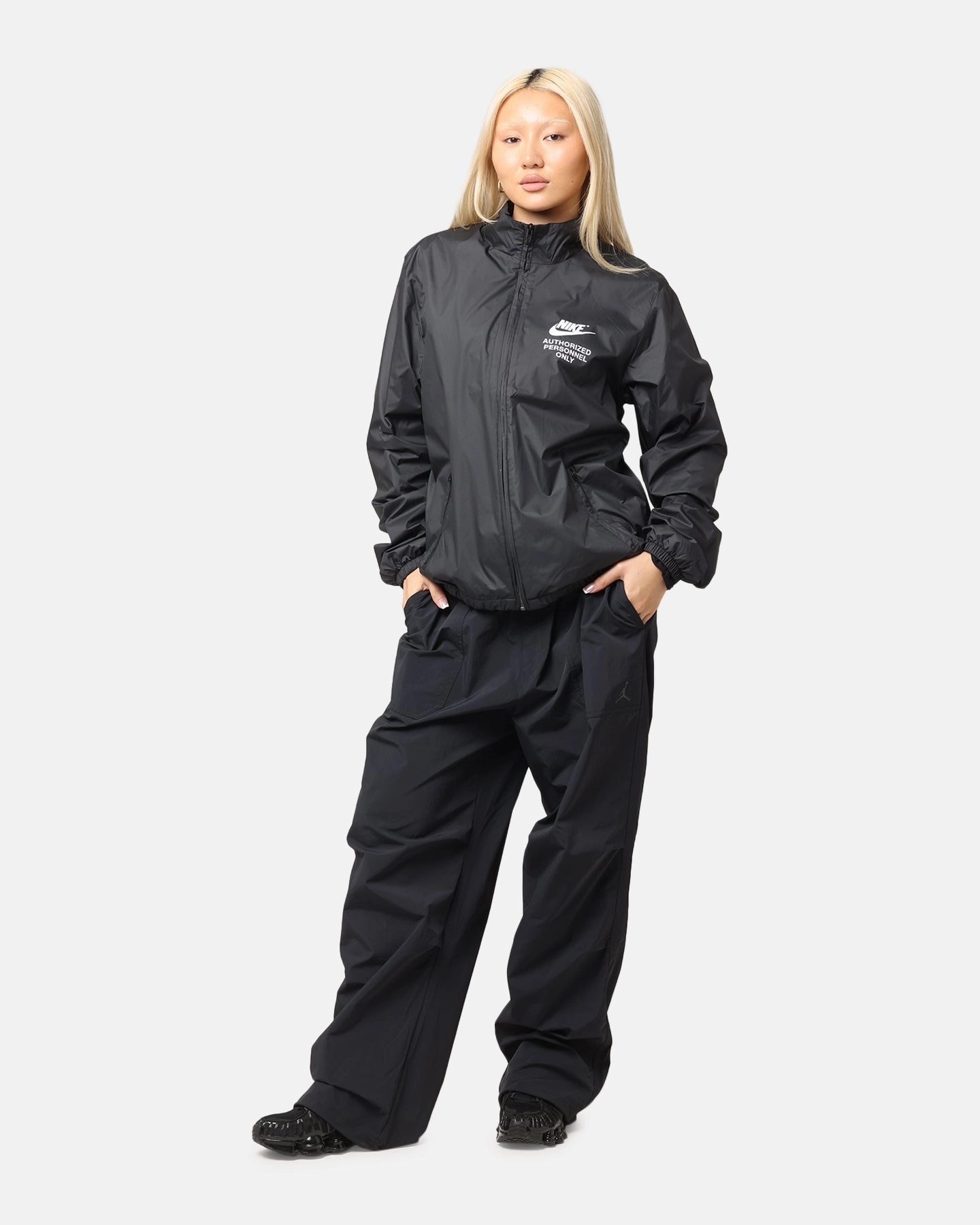 Quick Fit Trend Nike Woven Full Zip Jacket Black/Black