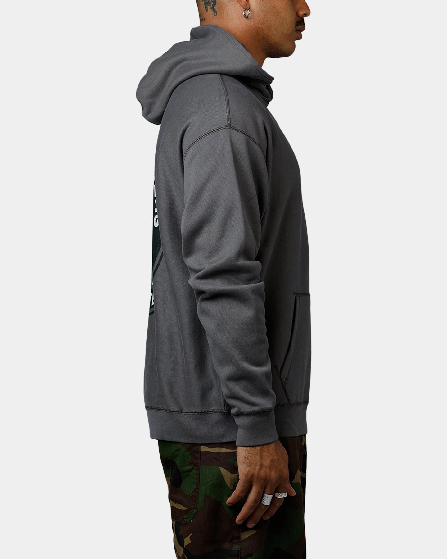 47 Brand Las Vegas Raiders Boot Path Hoodie Dark Cinder Soft Shell Sporty Shield