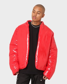 Party Club Paradise  Paxton Puffer Jacket Red