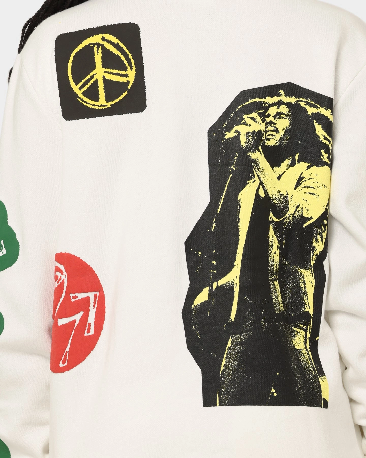 Bob Marley The Wailers Exodus Crewneck Off White Active Look Spring Wear